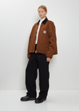 Washed Cotton Canvas Duck Jacket — Dark Beige
