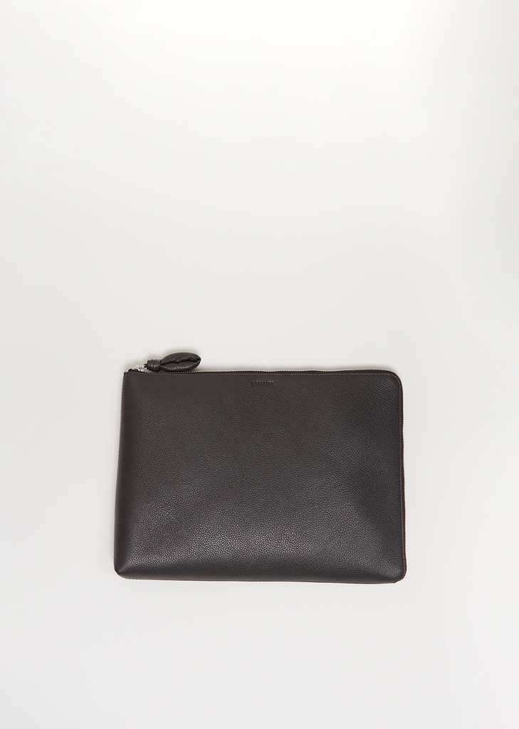 Leather Document Holder — Dark Chocolate