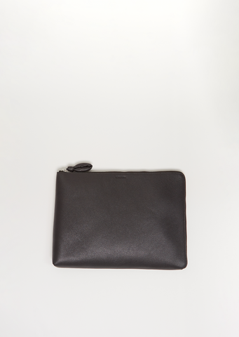 Leather Document Holder — Dark Chocolate