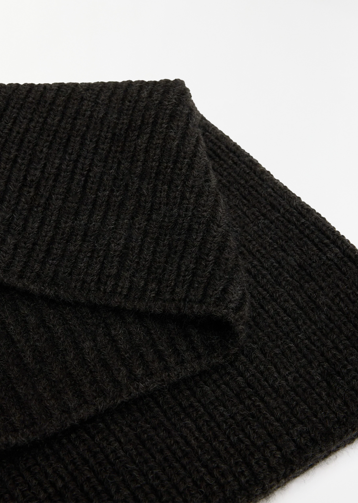 Alpaca Snood — Dark Espresso
