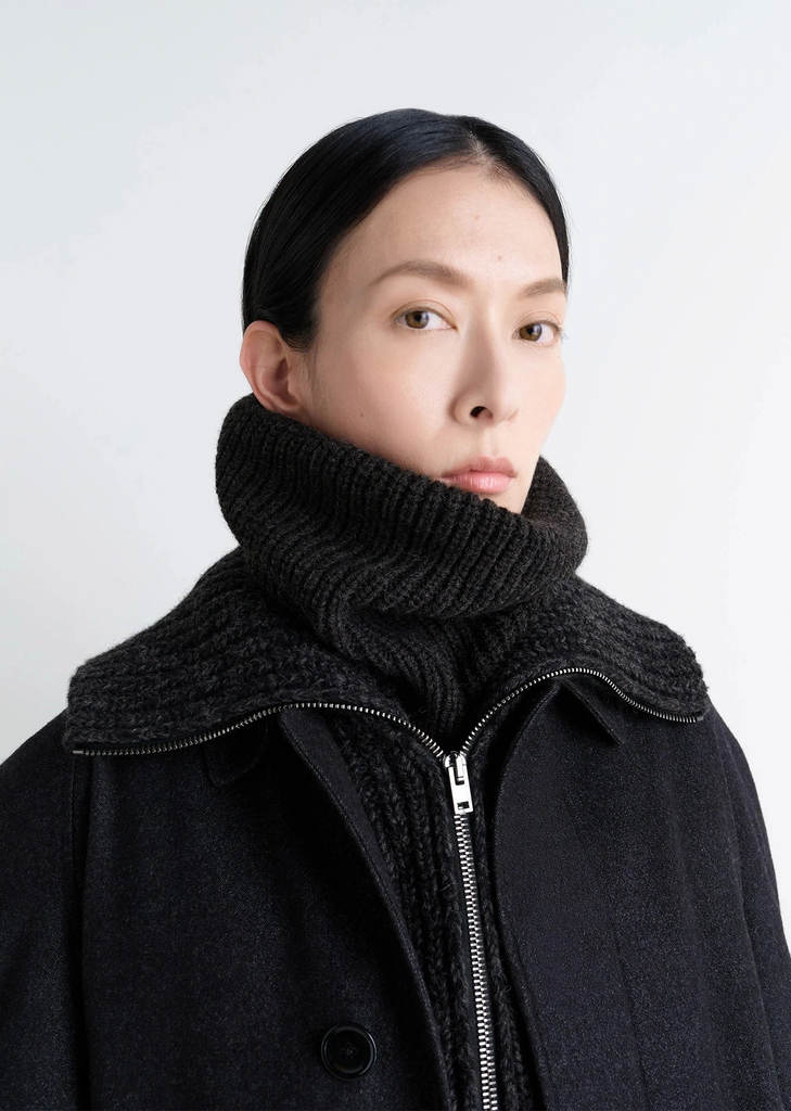 Alpaca Snood — Dark Espresso