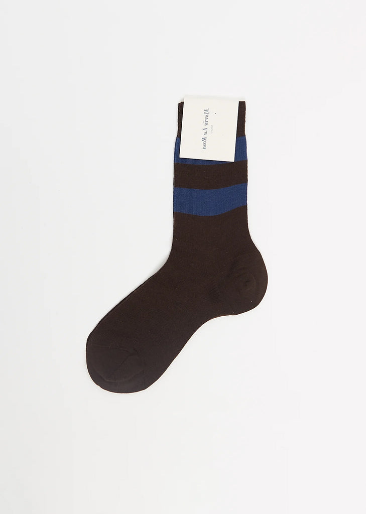 Striped Socks — Dark Grey