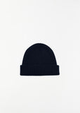 Cashmere Alex Beanie — Dark Navy