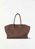 Marlo 14 Grained Leather Bag — Dark Olive