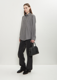 India 10.00 Leather Bag — Dark Pine Ans