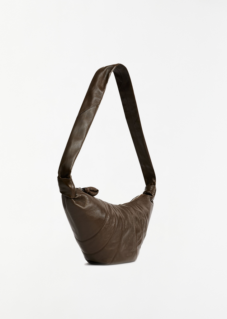 Medium Croissant Bag — Dark Tobacco