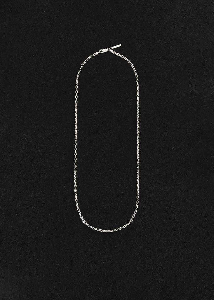 Silver Long Classic Delicate Chain