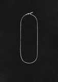 Silver Long Classic Delicate Chain