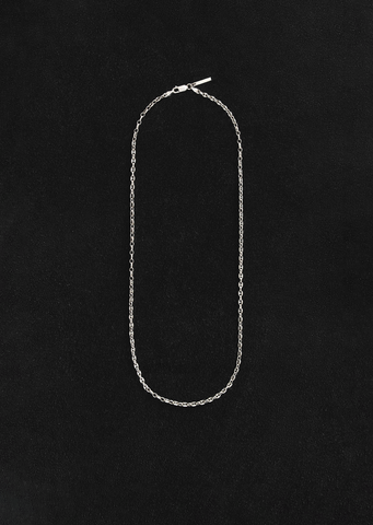 Silver Long Classic Delicate Chain