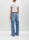 Cotton Denim Trousers