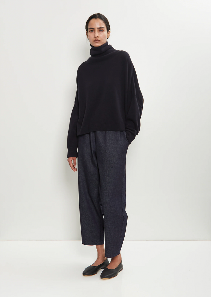 Denim Carrot Pants
