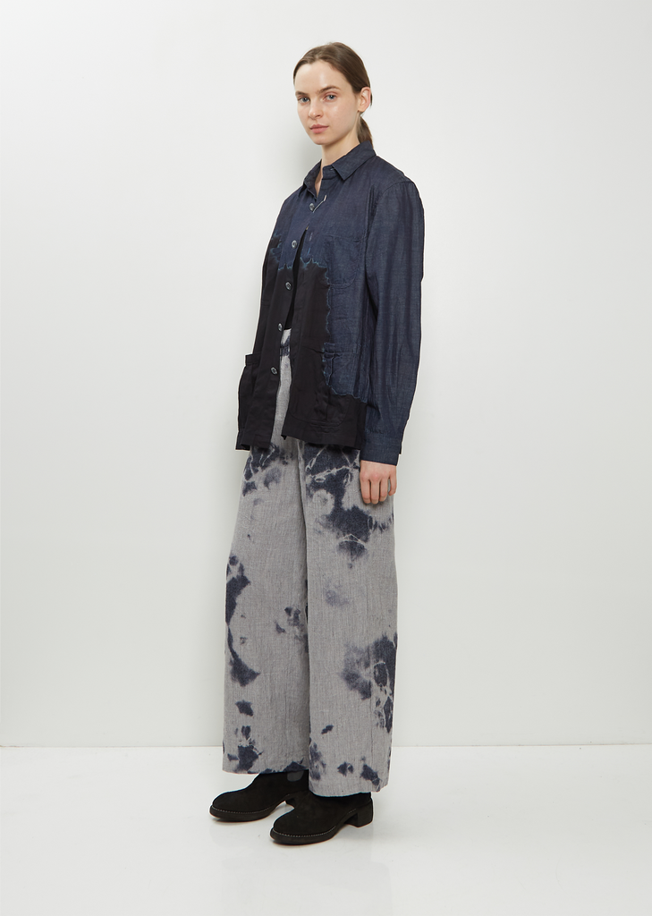 Pima Cotton Denim Four Pockets Overshirt