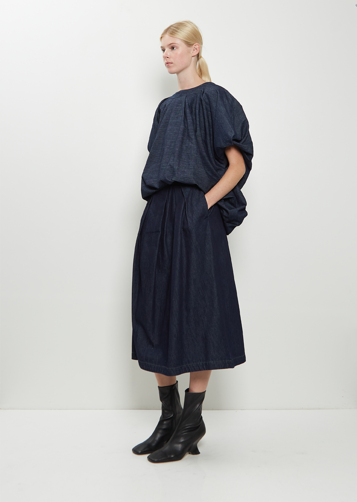 Sonista Cotton Denim Skirt