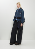 Denim x Wool Melton Jacket