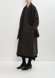 Hokkaido Melange Cashmere Stole — Black