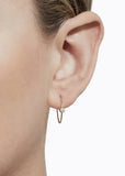 One-Stone Hoop Earring 02