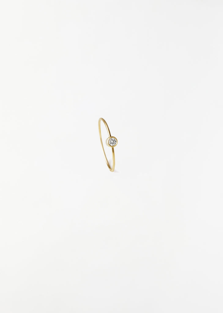 One-Stone Hoop Earring 02