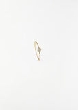 One-Stone Hoop Earring 02