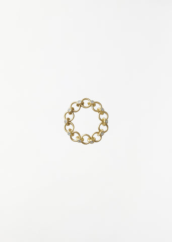 Diamond Link Ring