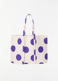 Washed Canvas Dot Tote, Medium
