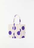 Washed Canvas Dot Tote, Small