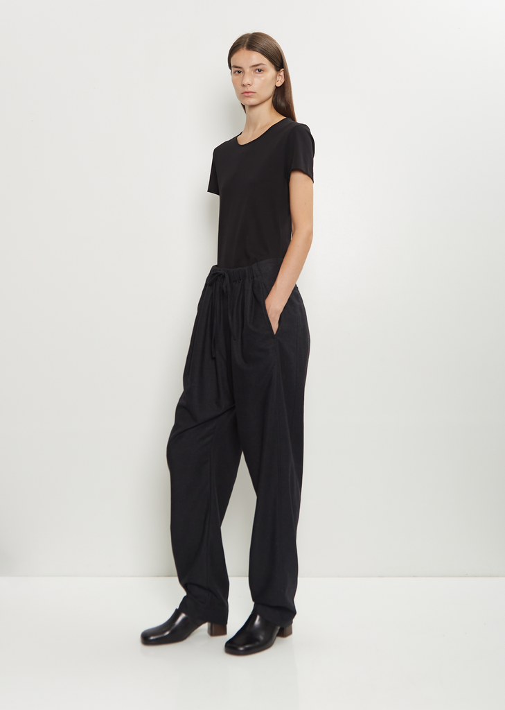 Drawstring Cashmere Pants