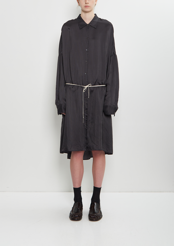 Dindia Cupro Shirt Dress