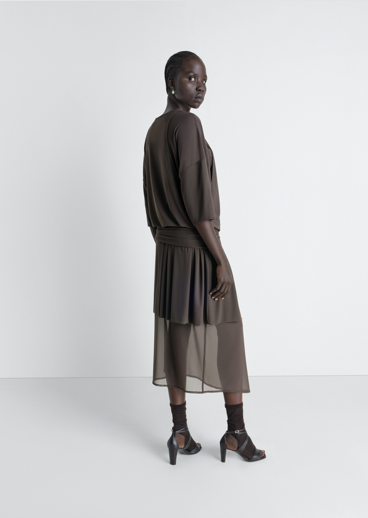 Double Layer Mesh Dress