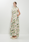 Ruched Fitted Back Chain Detail Dress