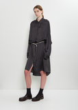 Dindia Cupro Shirt Dress