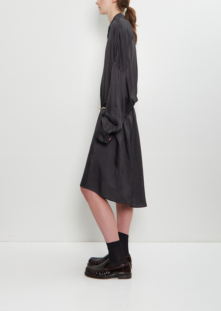 Dindia Cupro Shirt Dress