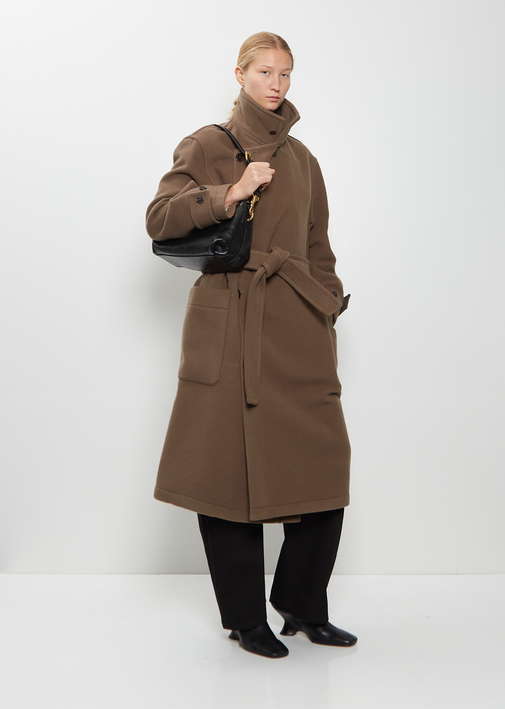 Leather Shoulder Grip Bag
