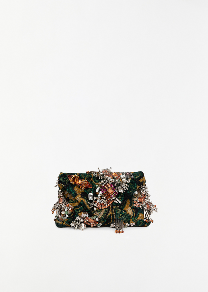 Embelished Envelope Clutch