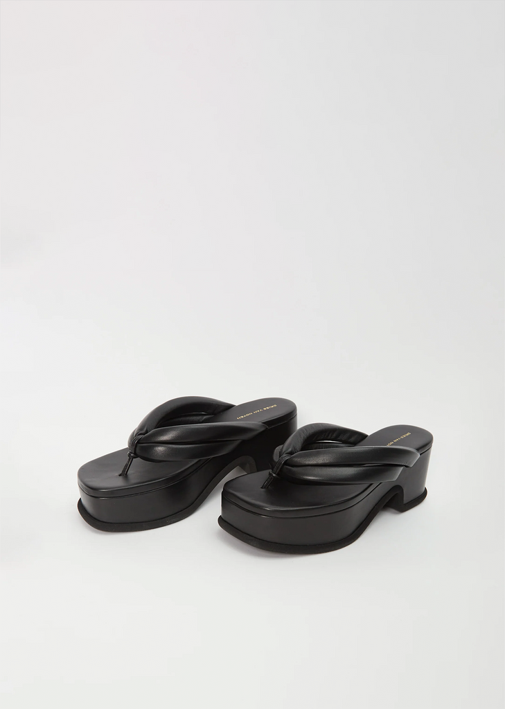 Leather Platform Sandal