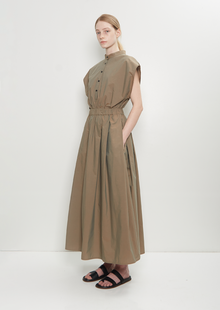 Cotton Elastic Waist Dress
