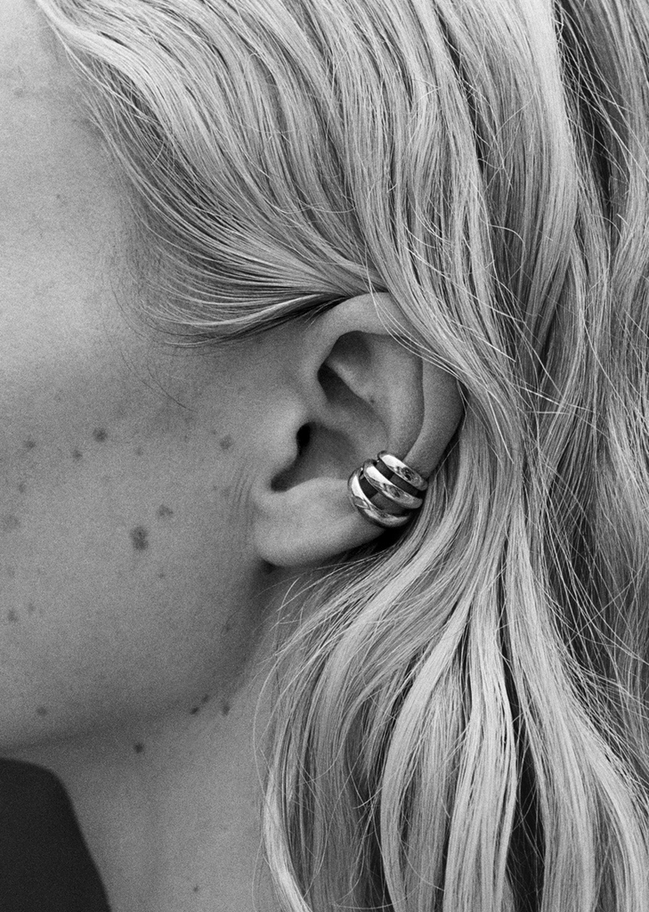 Triple Silver Earcuff