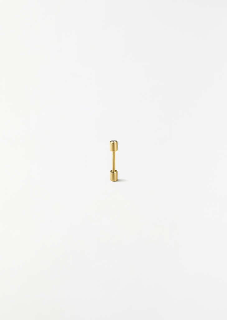 Diamond Twist Pin Earring 01
