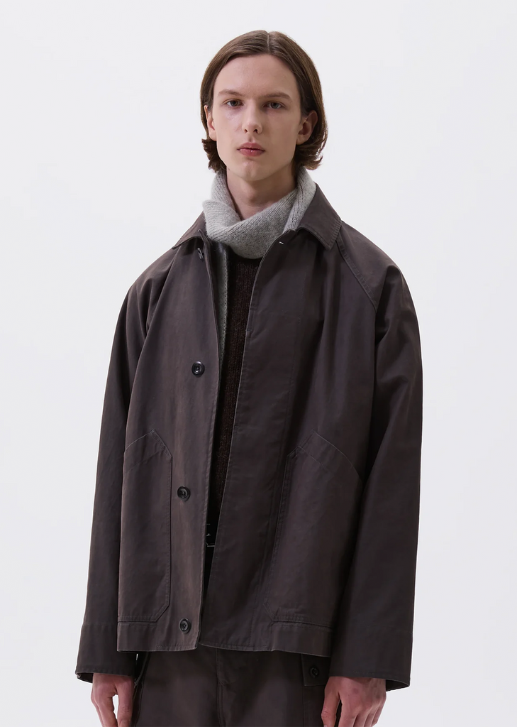 Raglan Sleeve Cotton Jacket