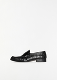 Soft Eel Loafer — Black