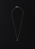 Tiny Lapis Egg Pendant