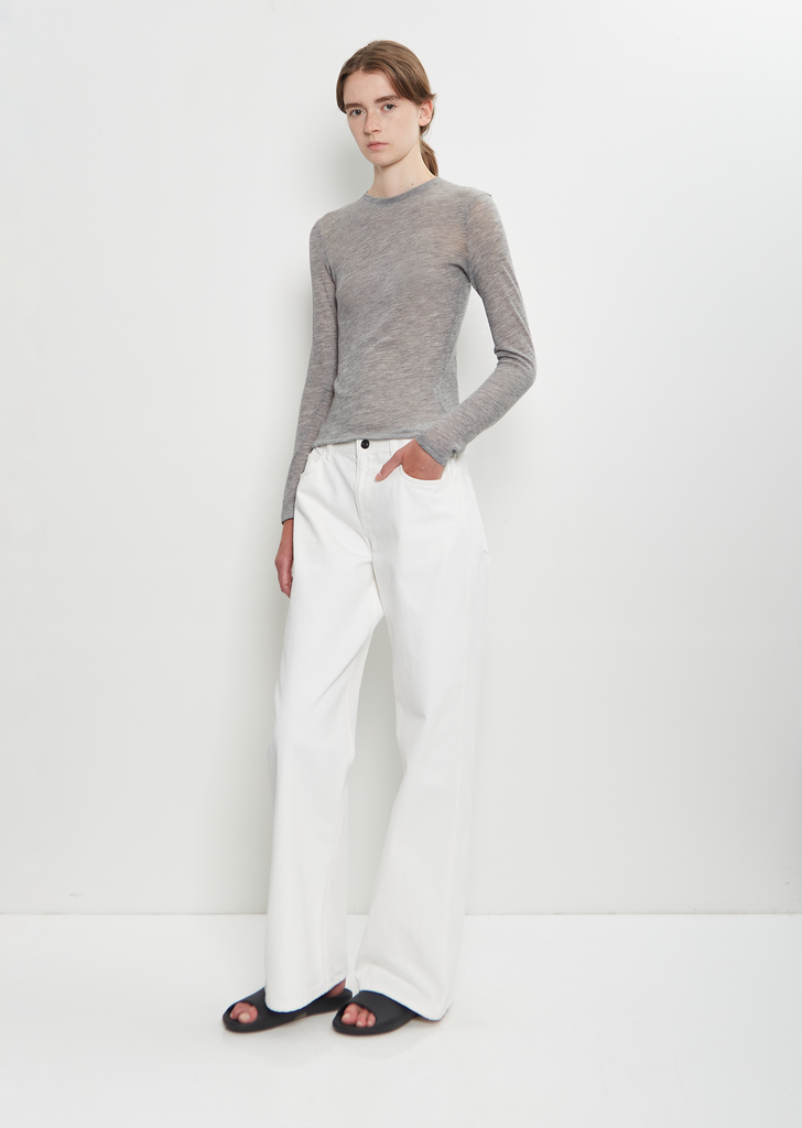 Eglitta Cotton Jean — White