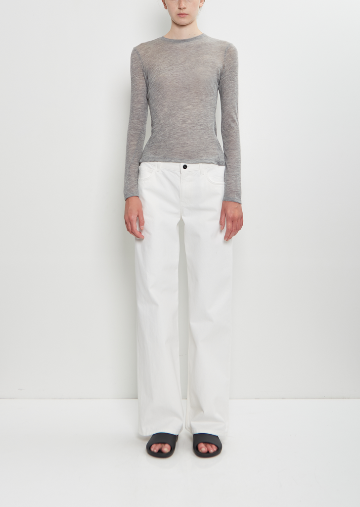 Eglitta Cotton Jean — White