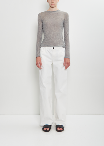 Eglitta Cotton Jean — White