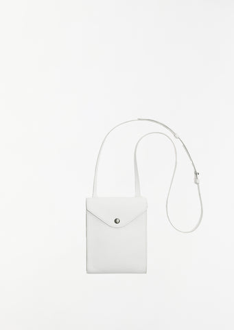 Envelope With Strap — White