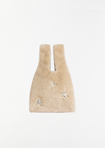 Mini Faux Fur Shopper Bag