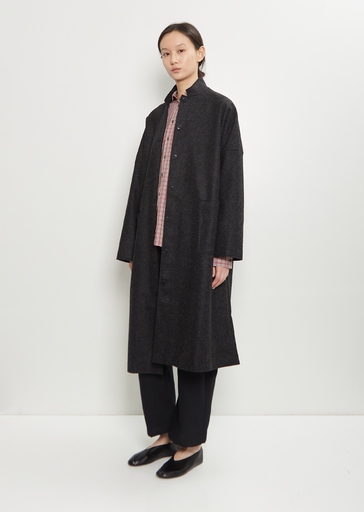 Wool Felt Long Coat