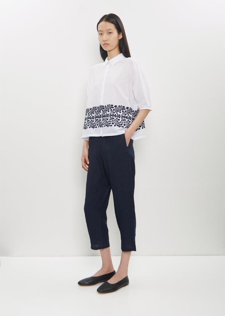 Floraleaf Cotton Blouse