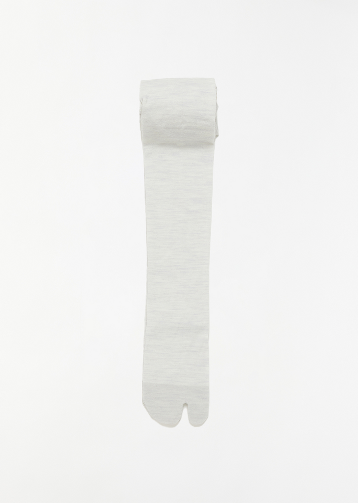 Tabi Tights — Fog White