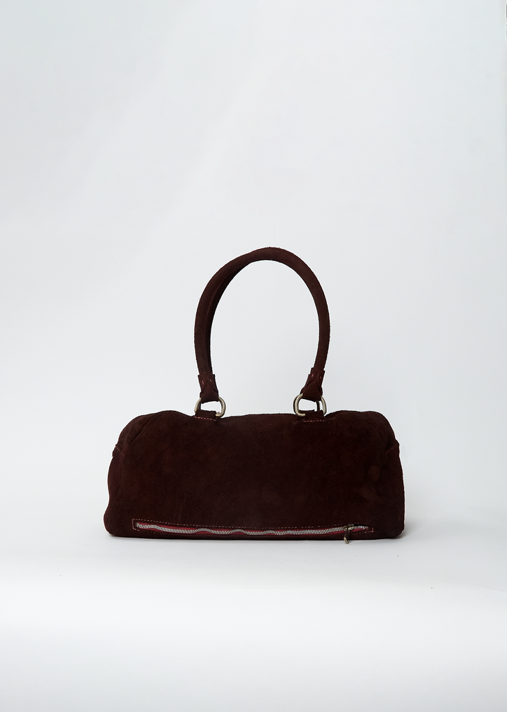 Shoulder Suede Bag, Medium