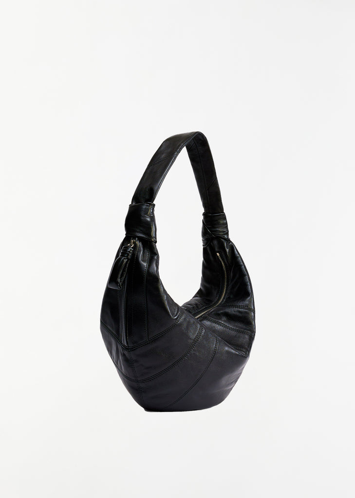 Fortune Croissant Bag — Black